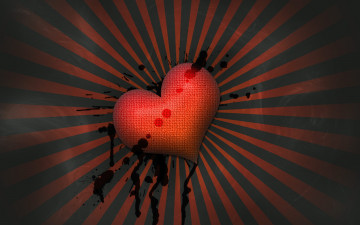 Картинка праздничные день св валентина сердечки любовь сердечко лучи красные черные