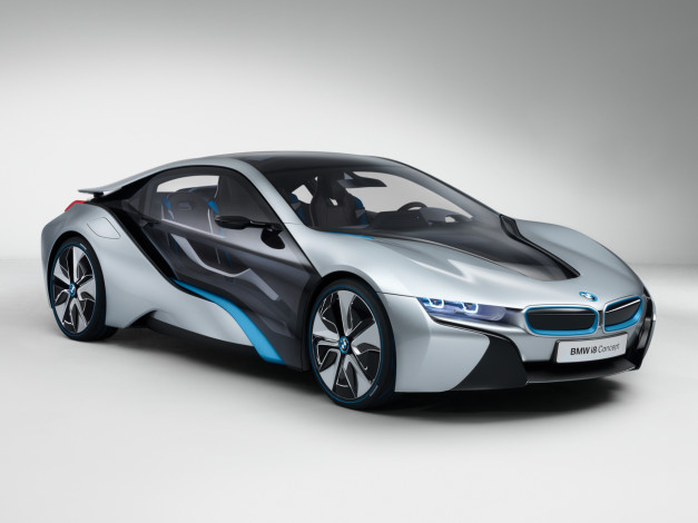 Обои картинки фото bmw, i8, concept, автомобили
