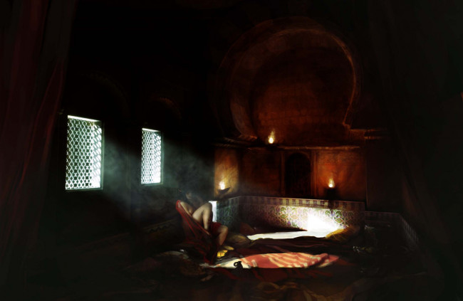 Обои картинки фото prince, of, persia, the, two, thrones, видео, игры