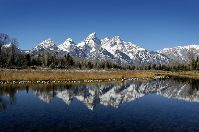 Обои картинки фото природа, горы, озеро, пейзаж, деревья