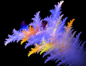 Картинка 3д графика fractal фракталы цвета узор фон