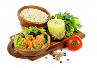 Картинка еда разное рыба овощи томаты помидоры