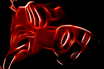 Картинка 3д графика fractal фракталы лицо