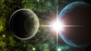 Картинка космос арт планеты