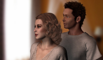 Картинка 3д графика people люди