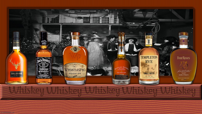 Обои картинки фото whiskey, бренды, напитков, разное, виски, марки
