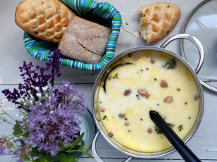 Картинка еда первые блюда грибной суп