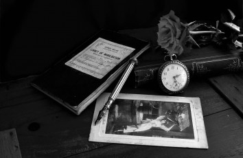 Картинка разное ретро винтаж фото перо часы