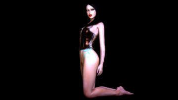 Картинка 3д графика people люди взгляд девушка