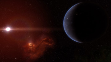 Картинка космос арт туманность планета