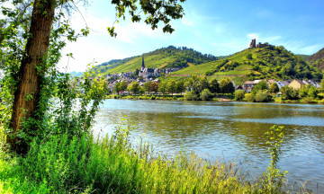 Картинка города пейзажи река город панорама