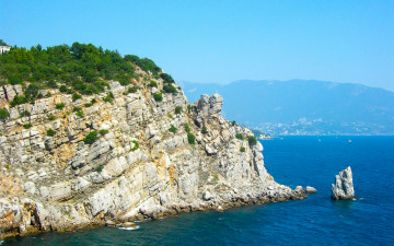 Картинка Ялта природа побережье море горы