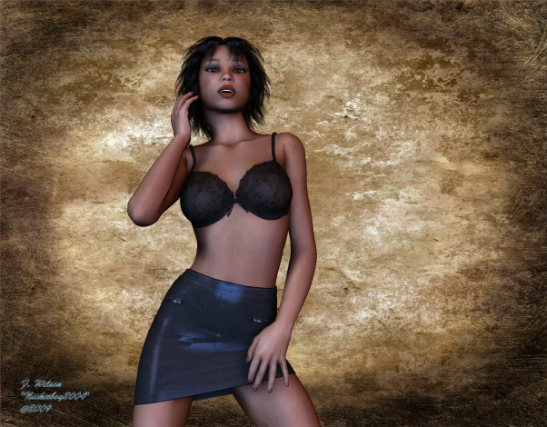 Обои картинки фото 3д, графика, people, люди, фон, девушка