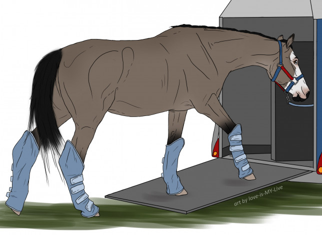 Обои картинки фото рисованные, животные, лошади, лошадь