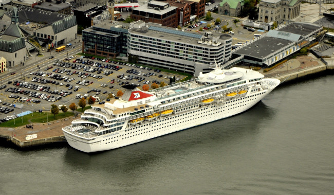 Обои картинки фото корабли, лайнеры, круиз, панорама