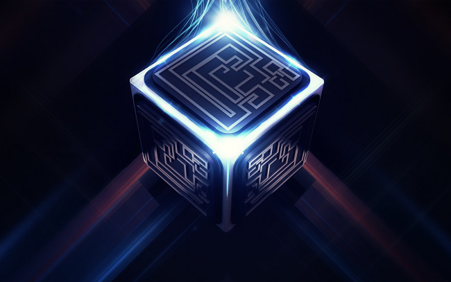 Обои картинки фото 3д, графика, modeling, моделирование, куб