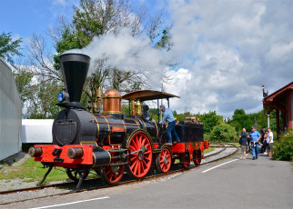 Картинка техника паровозы паровоз рельсы дорога железная