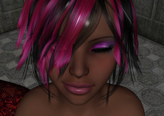 Картинка roxel 3д+графика портрет+ portraits девушка взгляд