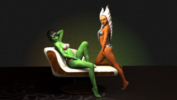 Картинка 3д+графика существа+ creatures существа взгляд фон халки