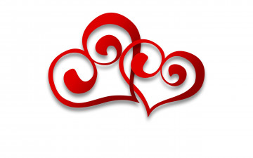 Картинка векторная+графика сердечки