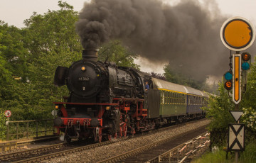 Картинка техника паровозы паровоз рельсы дорога железная