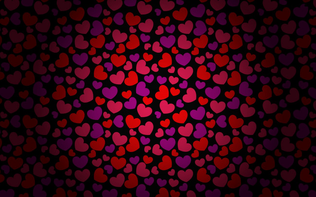 Обои картинки фото векторная графика, сердечки