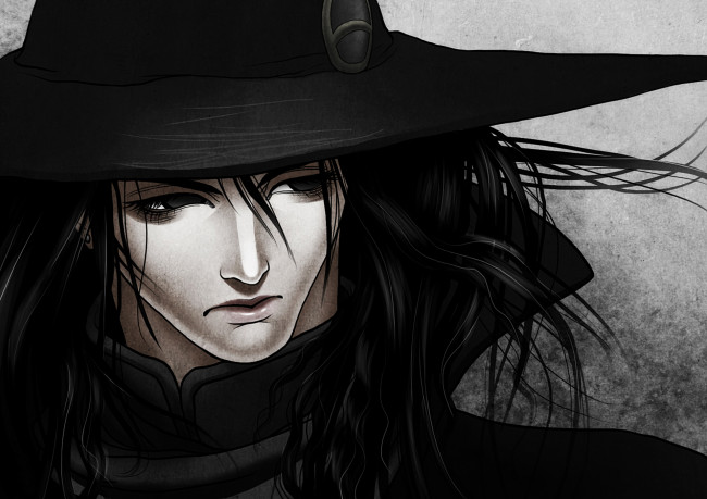 Обои картинки фото аниме, di, полукровка, dhampir, ди, охотник, на, вампиров, vampire, hunter, d