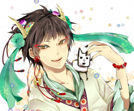 Картинка аниме hoozuki+no+reitetsu hakutaku