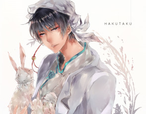 Картинка аниме hoozuki+no+reitetsu hakutaku