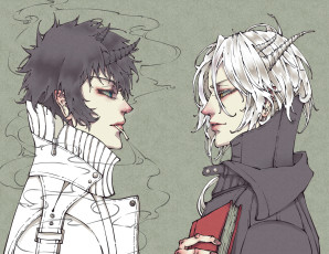 Картинка аниме psycho-pass парни