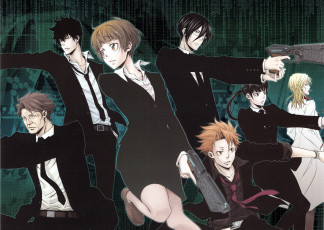 Картинка аниме psycho-pass персонажи