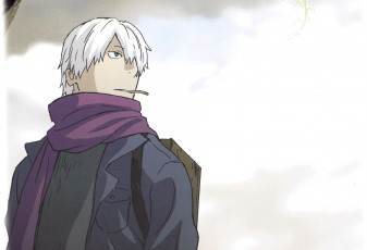 Картинка аниме mushishi ginko