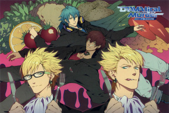 Картинка аниме dramatical+murder парни