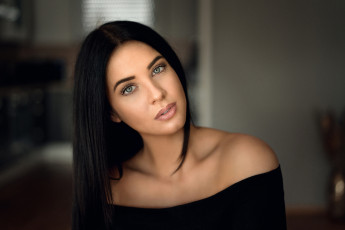 Картинка девушки -unsort+ брюнетки +шатенки взгляд лицо