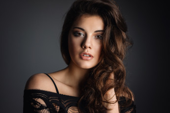 Картинка девушки -unsort+ брюнетки +шатенки взгляд лицо