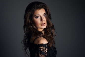 Картинка девушки -unsort+ брюнетки +шатенки взгляд лицо