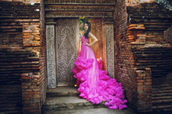 Картинка девушки -unsort+ азиатки стиль платье девушка азиатка