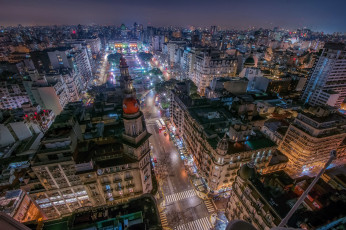 Картинка города -+огни+ночного+города огни ночь