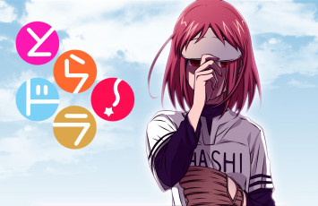 Картинка аниме toradora фон девушка взгляд