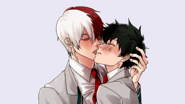 Картинка аниме boku+no+hero+academia парни