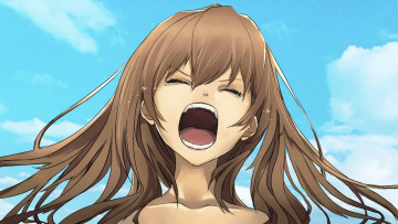 Картинка аниме toradora девушка взгляд фон