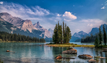 Картинка природа реки озера река лес