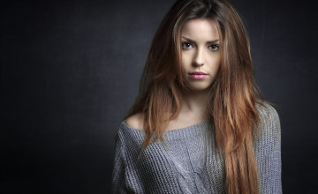 Картинка девушки -unsort+ брюнетки +шатенки лицо взгляд