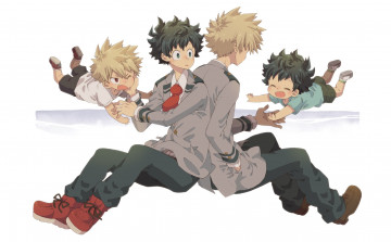 Картинка аниме boku+no+hero+academia парни