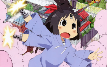 Картинка аниме monster+musume+no+iru+nichijou девушка взгляд фон