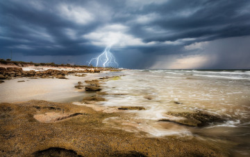 Картинка природа молния +гроза шторм