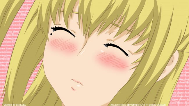 Обои картинки фото аниме, maria holic, фон, взгляд, девушка