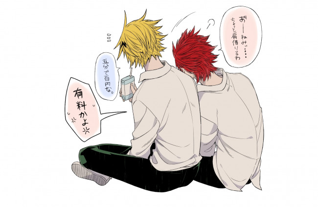 Обои картинки фото аниме, boku no hero academia, парни