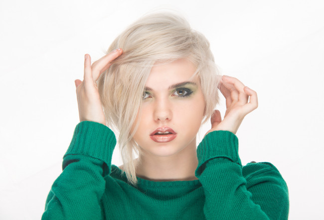 Обои картинки фото девушки, -unsort , лица,  портреты, взгляд, лицо