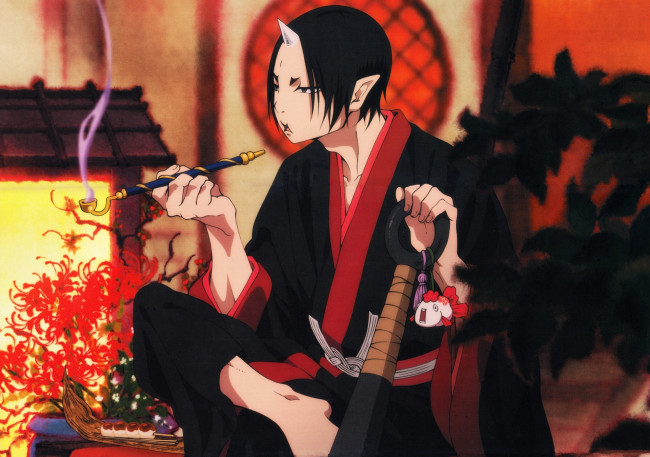 Обои картинки фото аниме, hoozuki no reitetsu, hoozuki